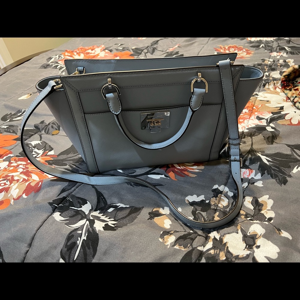 Michael kors sky blue purse